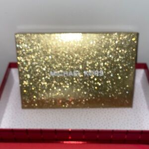 Michael Kors Shimmering black and silver clutch